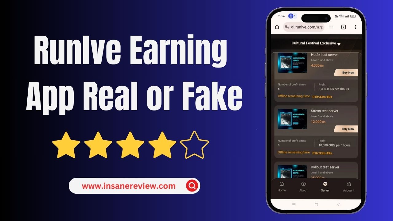 Runlve Earning App