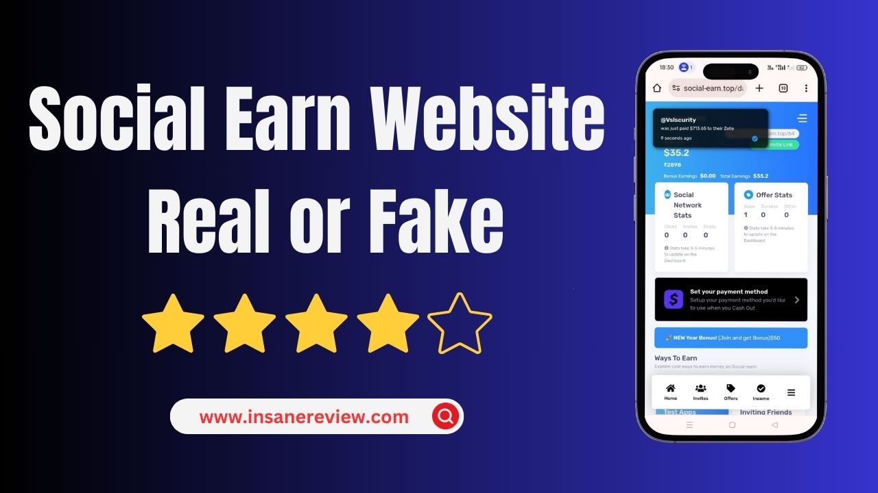 Social Earn Fake or Real